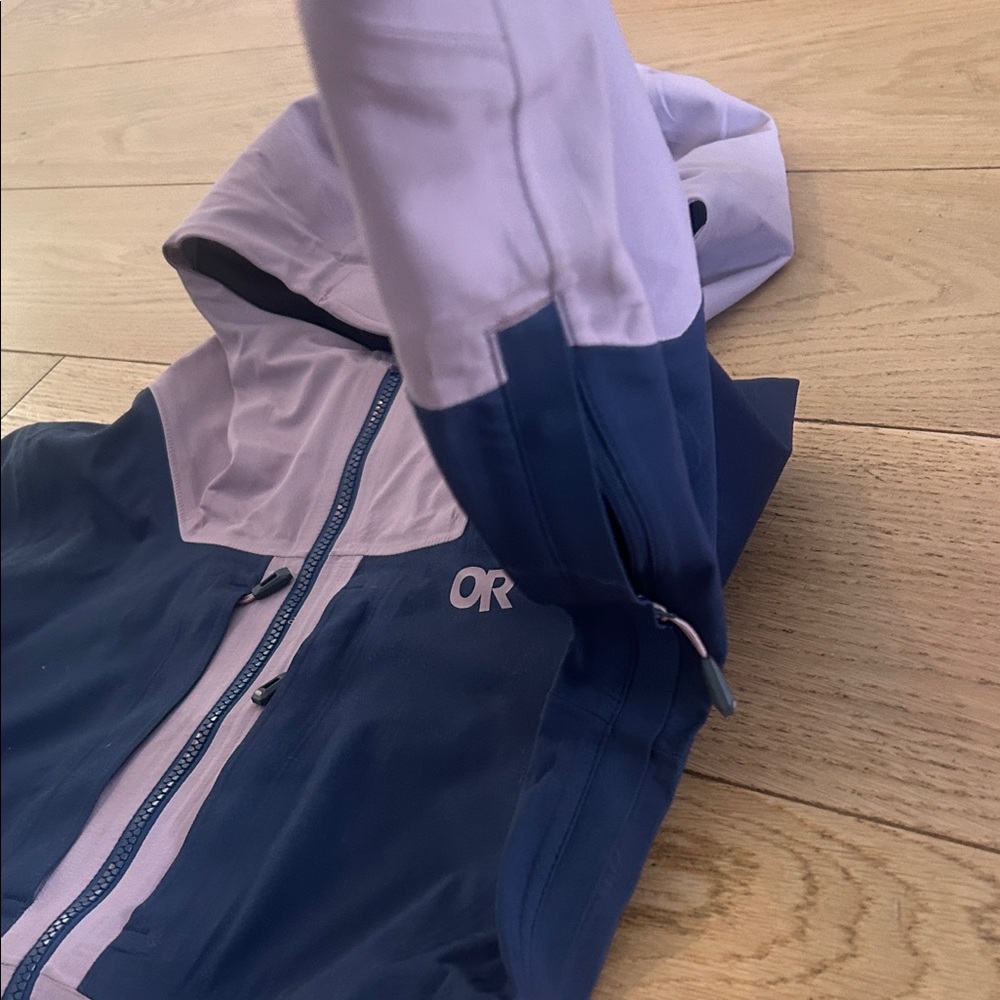 Outdoor Research Navy and Lavender Hooded Jacket - Picture 5 of 13